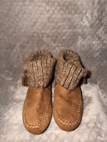 Airwalk brown faux suede knit - faux,