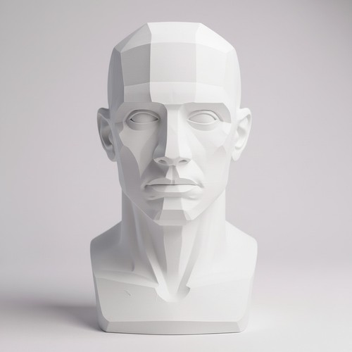 Adam bust planar hybrid - planar, head