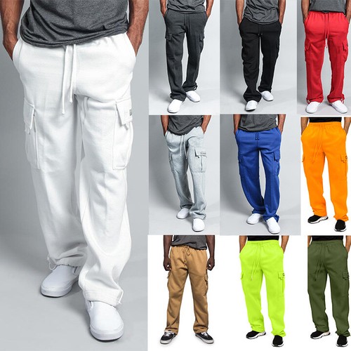 Mens jogger fleece cargo - fleece,