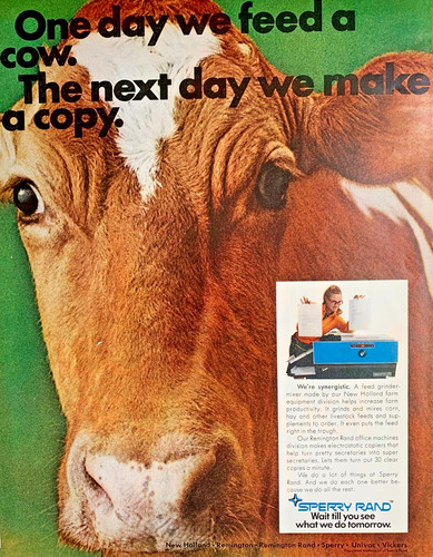 1970 sperry rand print - 1970,