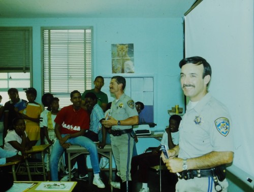 1980s man with - man, police