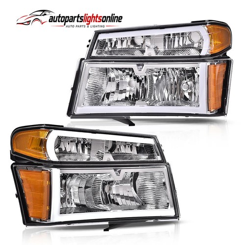 2pcs chrome headlights - headlights, lh&rh