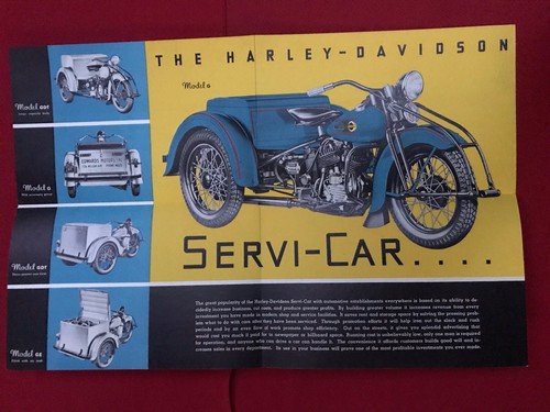Harley davidson servi car - davidson,