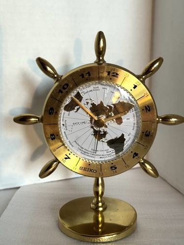 Vintage seiko world time desk - seiko,