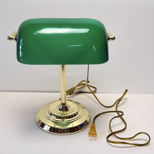 Vintage green glass bankers - green,