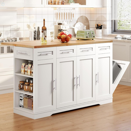 Rolling kitchen island - 53'',