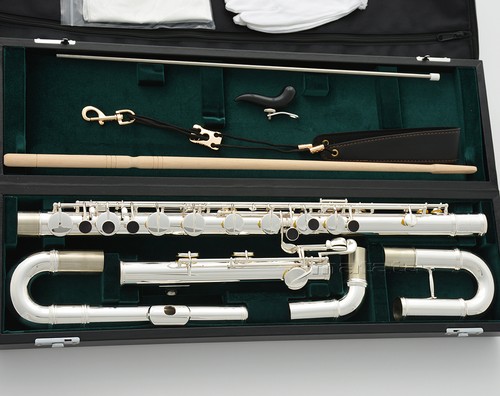Professional silver bass flute - professional,