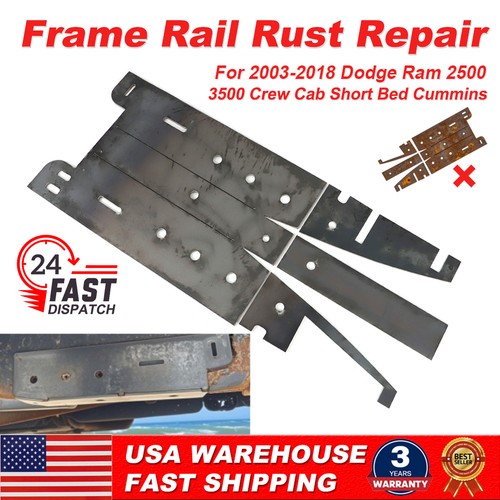 Middle frame rail rust - middle, repair