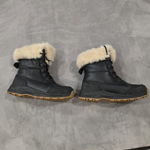 Ugg women black leather - women’s,