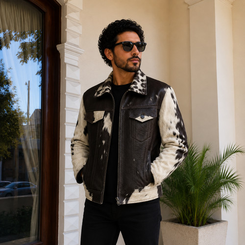 Men western cowhide - men’s,