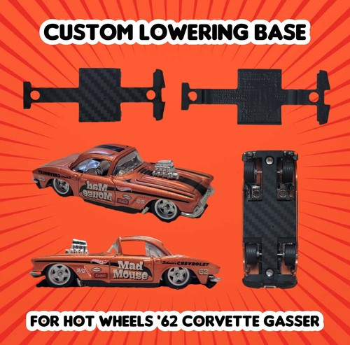 Hot wheels corvette gasser - hot, '62