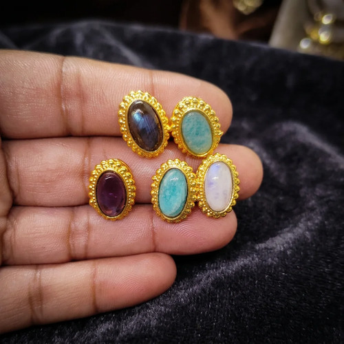 Natural gemstone brass - natural,