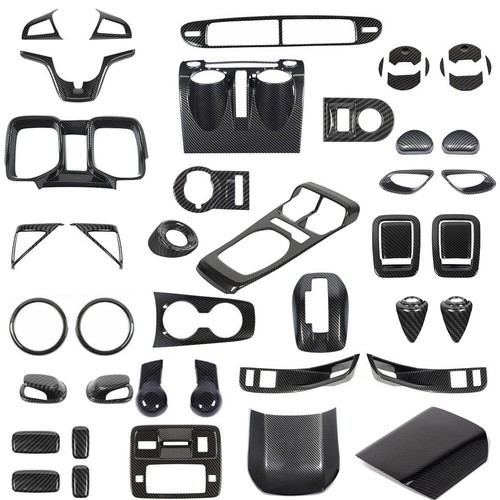 Carbon fiber interior console - carbon,