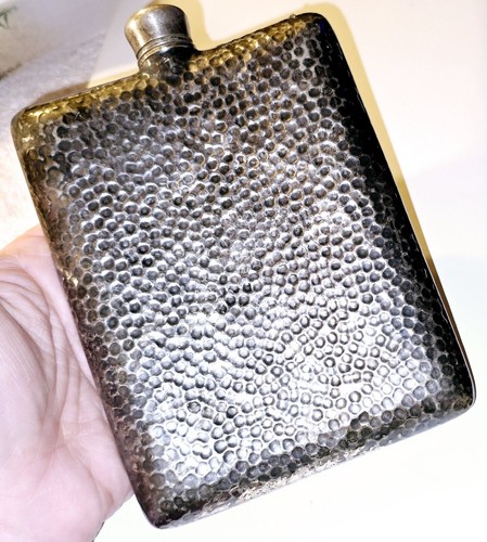 Vintage silver pewter hammered - vintage,