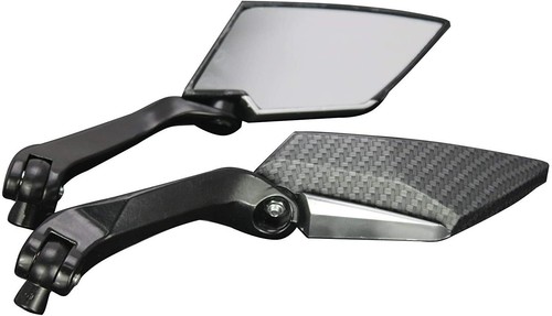 Black carbon mini rear view - black,