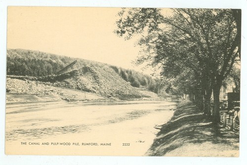 Rumford maine the canal - the, &
