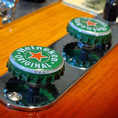 Heineken original guitar knobs - heineken,