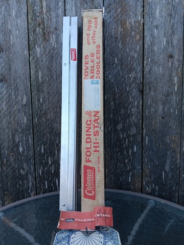 New coleman folding aluminum - new,