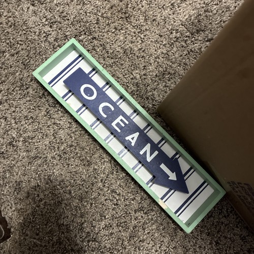 Ocean directional sign modern - ocean,