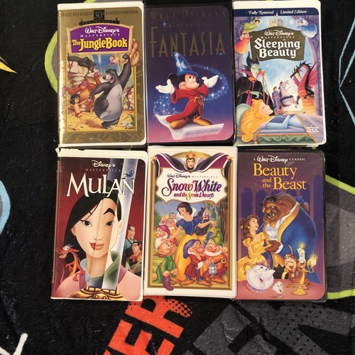 Disney bundle six tapes - of,