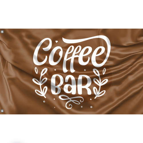 Coffee bar flag unique - coffee, flag,