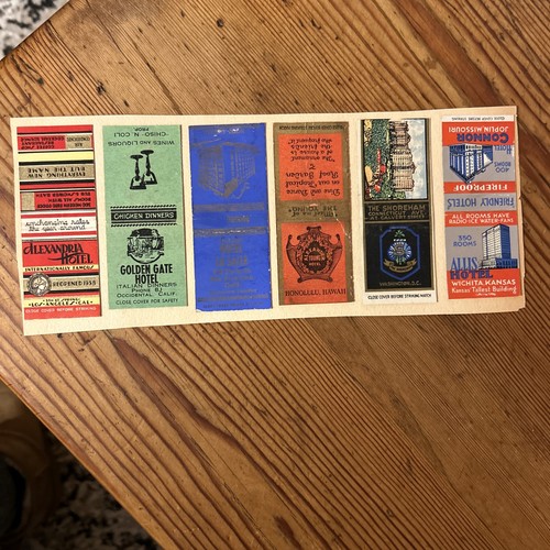 Vintage match book covers - vintage,