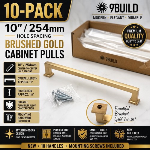 Pack inch brushed - 10, inch(254mm)