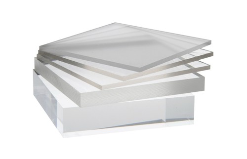 Clear plexiglas acrylic - 1/8",