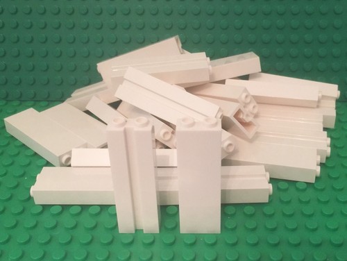 Lego white 1x2x5 brick with - lego,