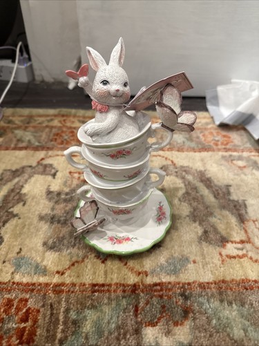 Tophat and tail easter bunny - tophat,