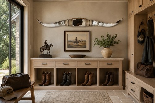 Genuine mounted longhorn - mounted, 62”