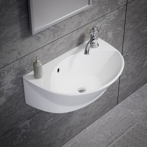 White porcelain wall mount - porcelain,