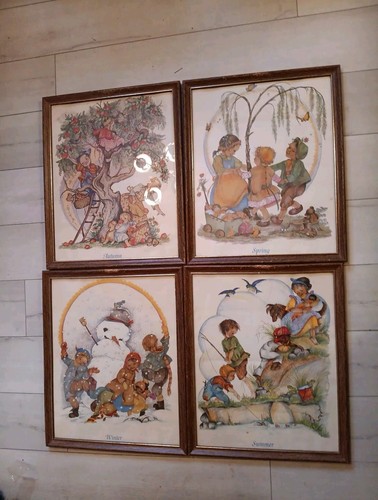 Vtg children art wall - vtg,