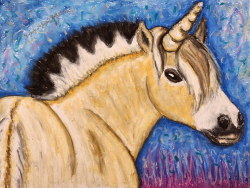 Norwegian fjord unicorn - norwegian, 8x10