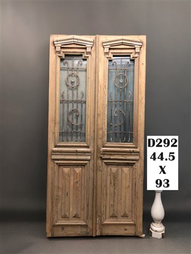 Antique french double doors - french,