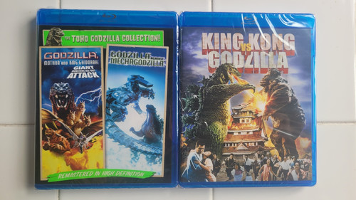 Godzilla blu rays - godzilla, blu-rays