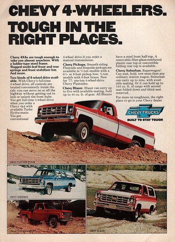 1977 chevy 4x4 pickup truck - 1977,