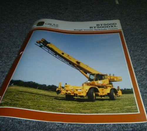 Grove rt500dxl rough terrain - rt500dxl,