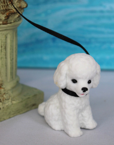 White poodle puppy barbie - poodle,