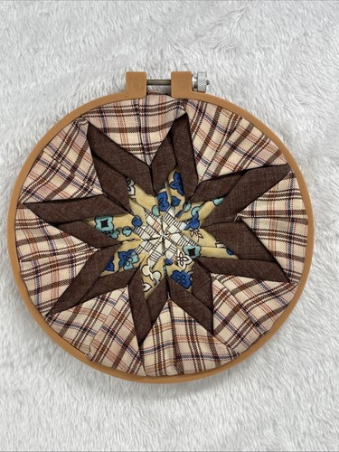 Vintage hand quilted star - quilted, wall