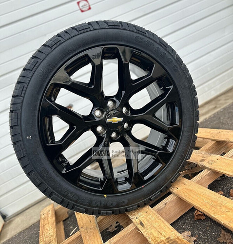 New 22x9 chevy snowflake - new,