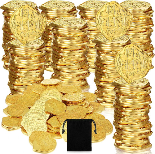 100 pcs metal pirate - metal, coins