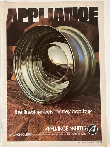 1973 appliance wheels - print, ad