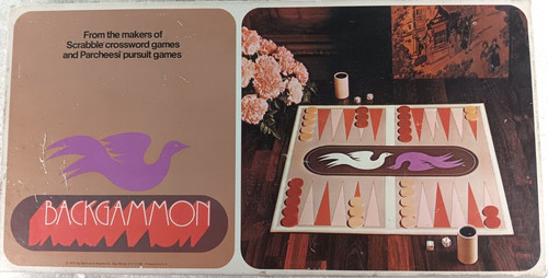 Backgammon board game 1975 - backgammon,