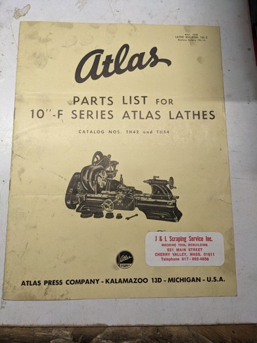 Atlas service parts catalog - service,