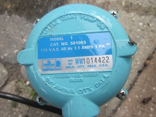Little giant pump - giant, model