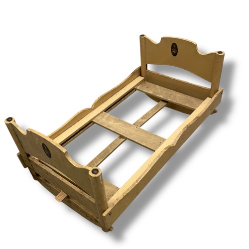 Wood rocking bed - bed, large