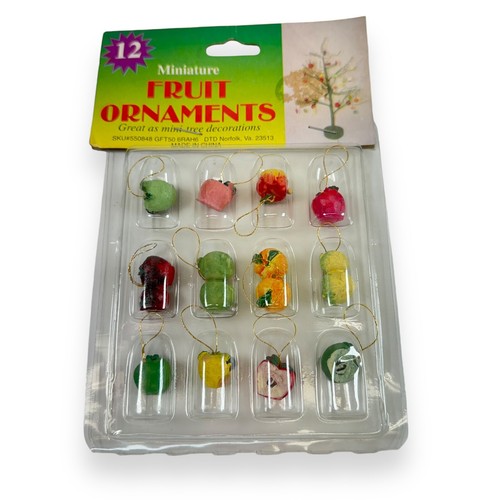 Vintage miniature fruit - vintage,