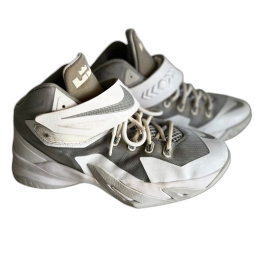 Nike lebron 2014 white gray - nike,