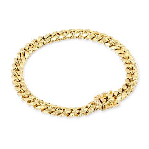 10k yellow gold 5mm miami - 10k,